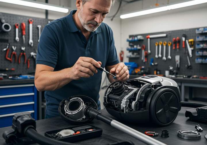 Réparation experte d’équipements de nettoyage