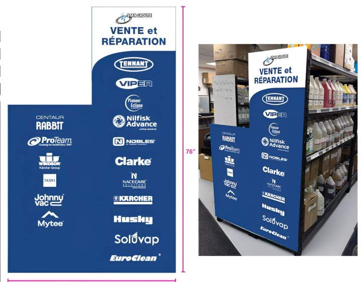 Liste marques équipements de nettoyage Québec