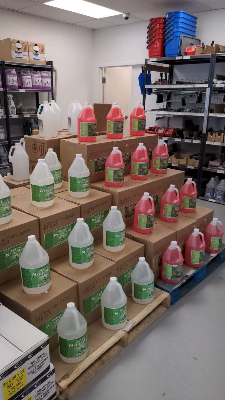 Divers produits de nettoyage Québec