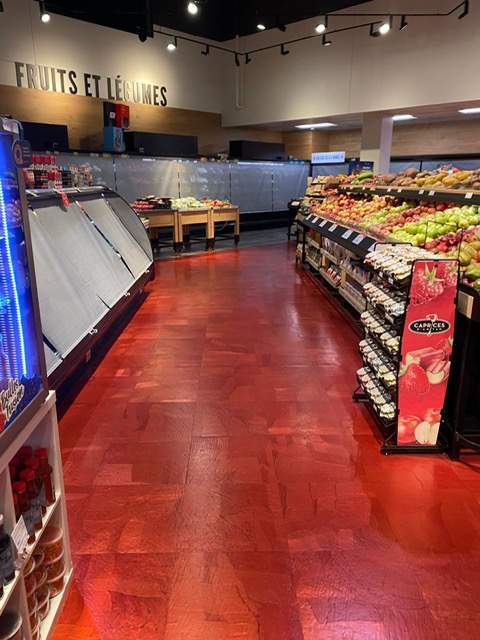 Nettoyage rayon fruits et légumes Québec